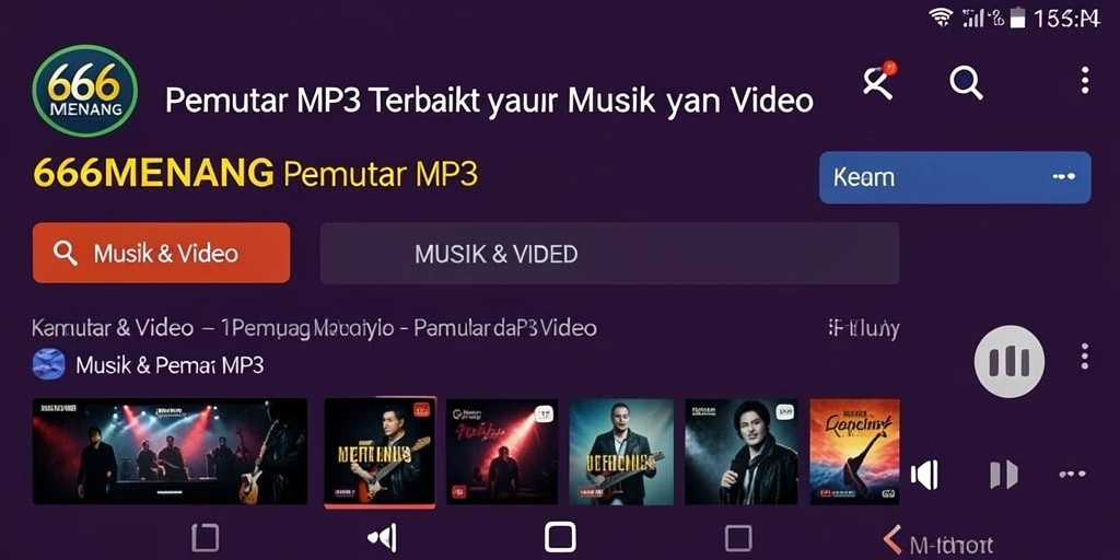 Antarmuka pengguna 666MENANG yang sederhana dan mudah digunakan.