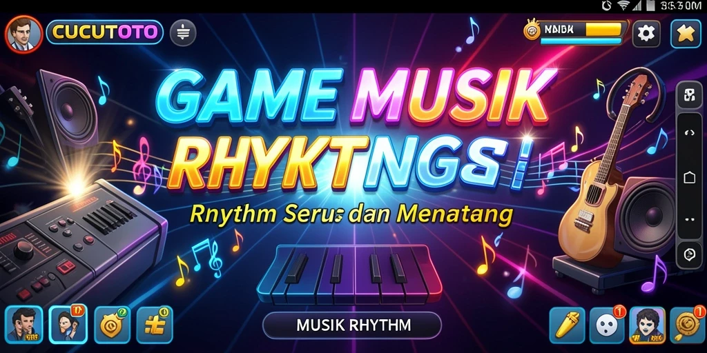 Tampilan antarmuka permainan CUCUTOTO yang menarik.