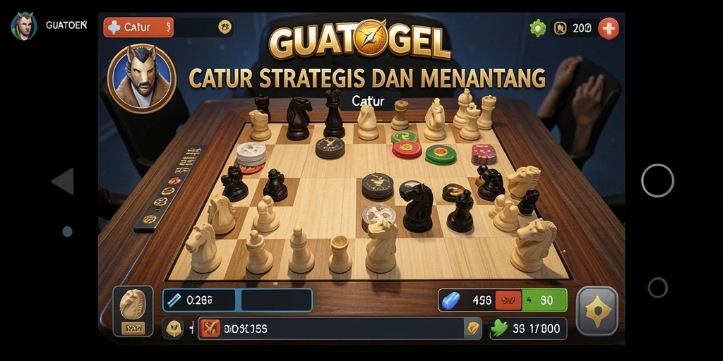 Tampilan antarmuka GUATOGEL yang menarik dan interaktif.