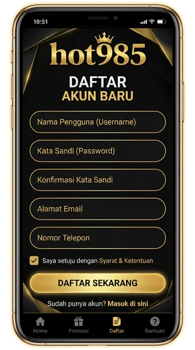 Buat Akun Baru di hot985 dengan Mudah